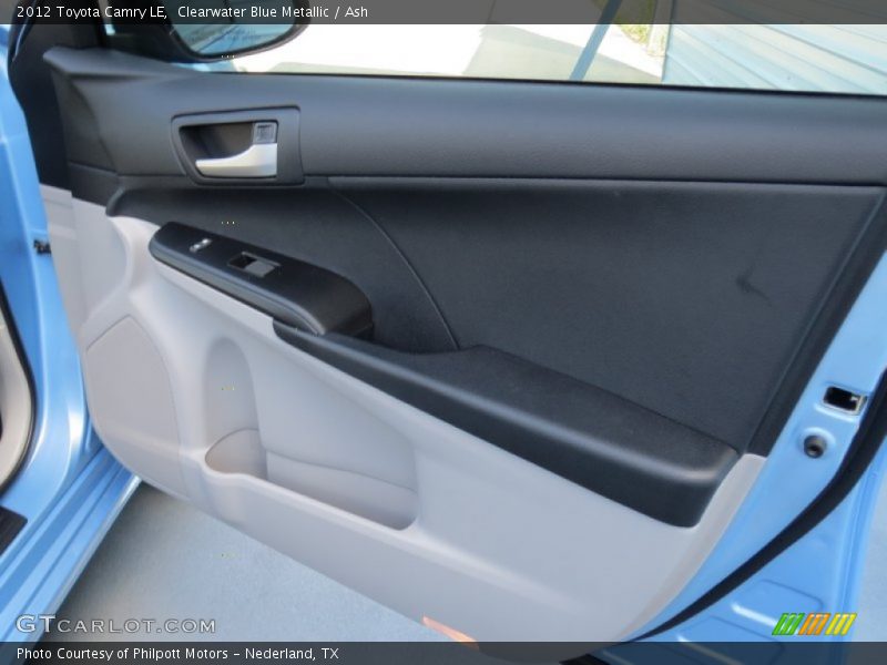 Clearwater Blue Metallic / Ash 2012 Toyota Camry LE