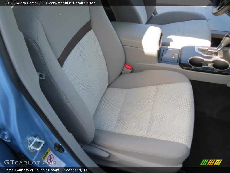 Clearwater Blue Metallic / Ash 2012 Toyota Camry LE