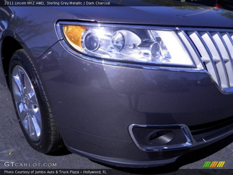 Sterling Grey Metallic / Dark Charcoal 2011 Lincoln MKZ AWD