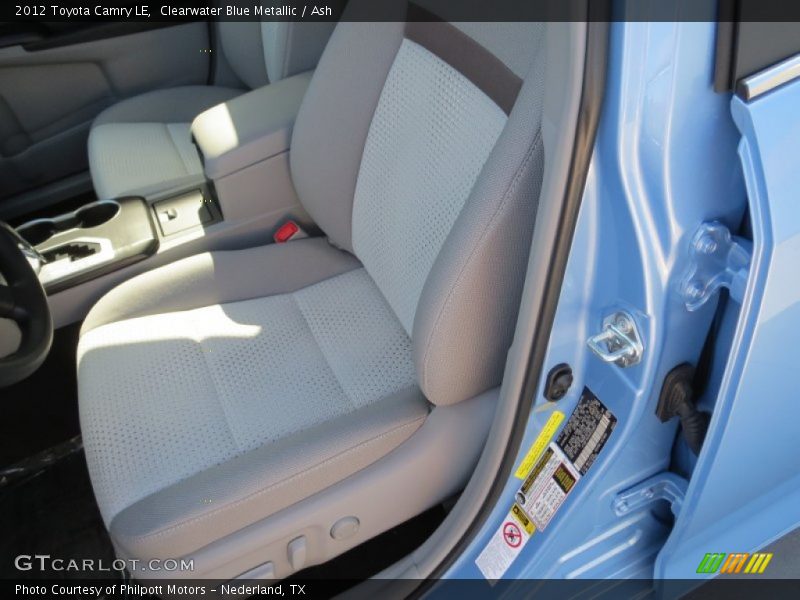 Clearwater Blue Metallic / Ash 2012 Toyota Camry LE