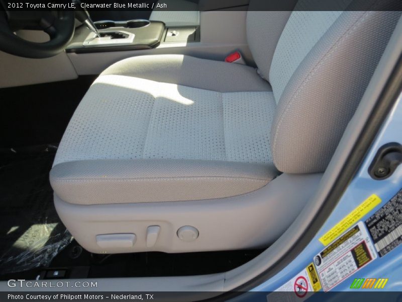 Clearwater Blue Metallic / Ash 2012 Toyota Camry LE