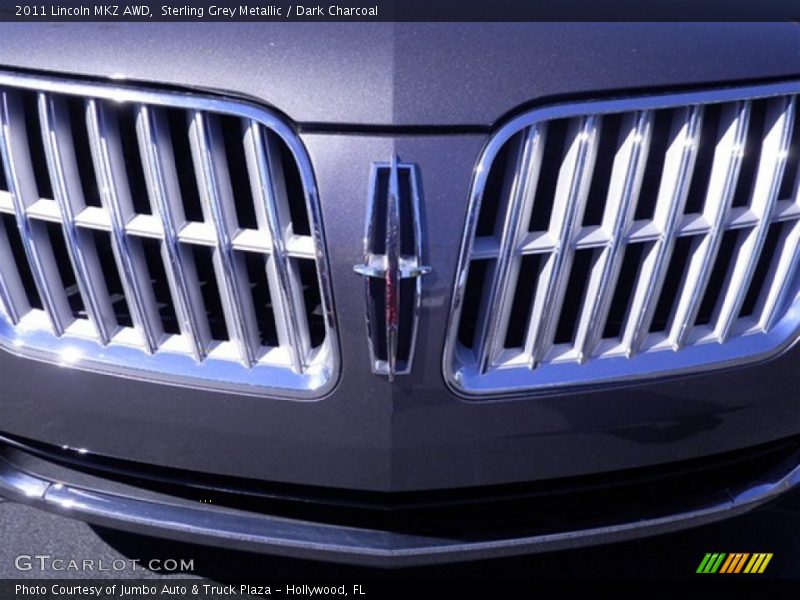 Sterling Grey Metallic / Dark Charcoal 2011 Lincoln MKZ AWD