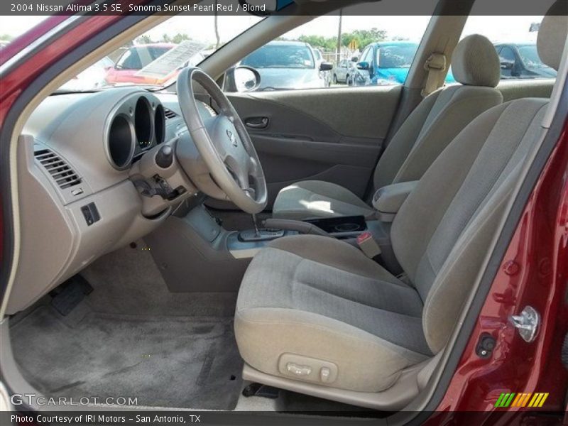  2004 Altima 3.5 SE Blond Interior