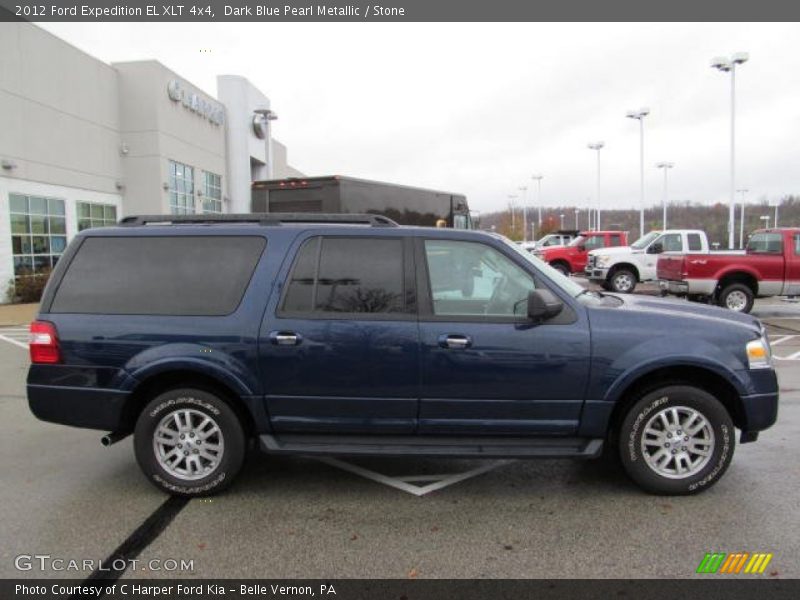 Dark Blue Pearl Metallic / Stone 2012 Ford Expedition EL XLT 4x4