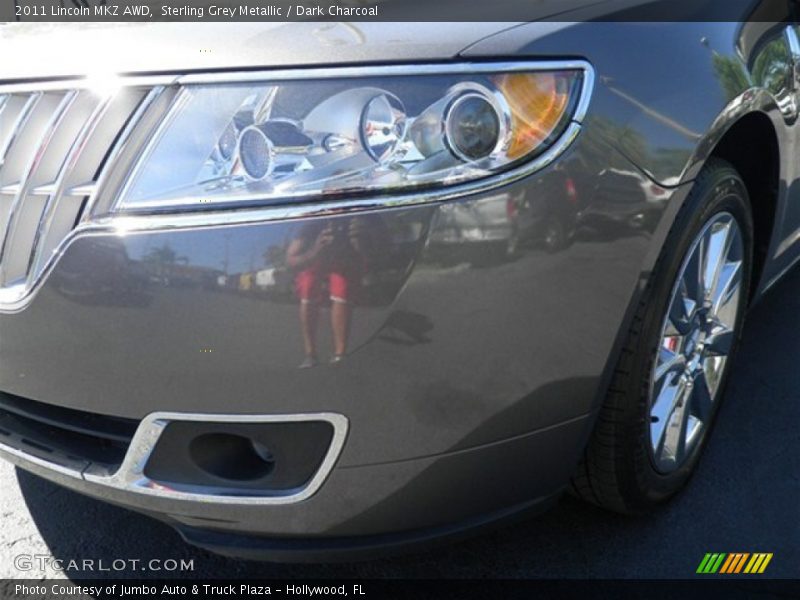 Sterling Grey Metallic / Dark Charcoal 2011 Lincoln MKZ AWD