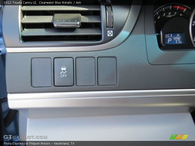 Clearwater Blue Metallic / Ash 2012 Toyota Camry LE