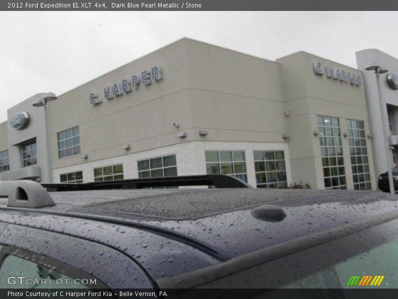 Dark Blue Pearl Metallic / Stone 2012 Ford Expedition EL XLT 4x4