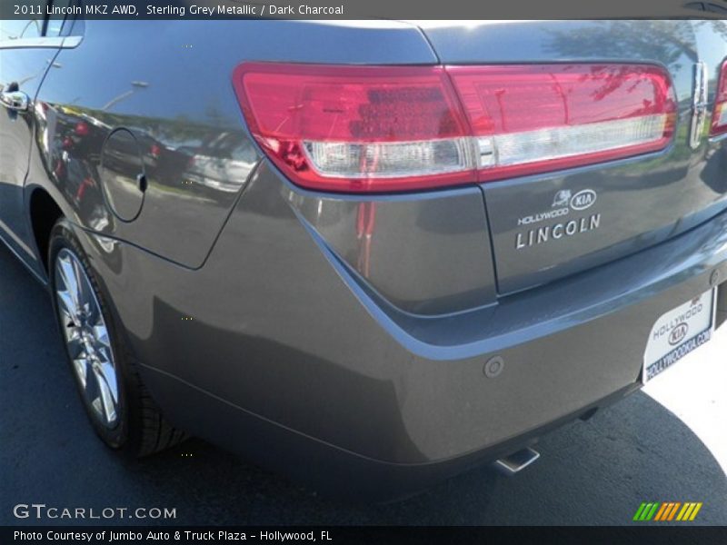 Sterling Grey Metallic / Dark Charcoal 2011 Lincoln MKZ AWD
