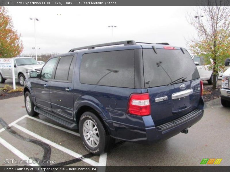 Dark Blue Pearl Metallic / Stone 2012 Ford Expedition EL XLT 4x4