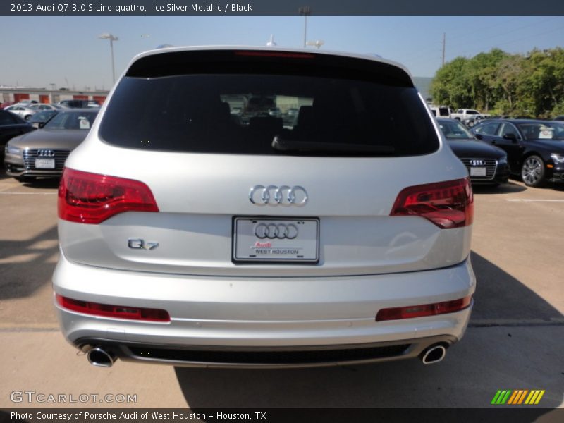 Ice Silver Metallic / Black 2013 Audi Q7 3.0 S Line quattro