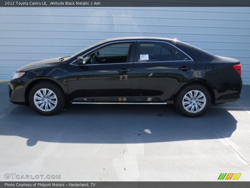 Attitude Black Metallic / Ash 2012 Toyota Camry LE