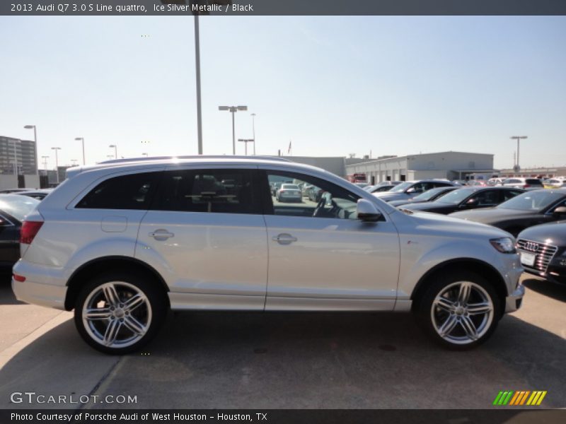 Ice Silver Metallic / Black 2013 Audi Q7 3.0 S Line quattro