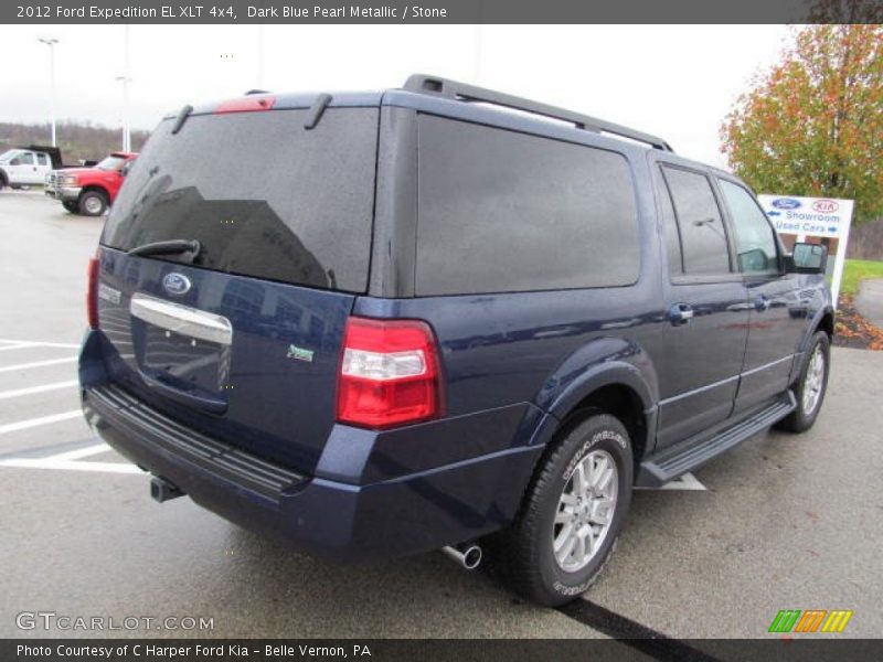 Dark Blue Pearl Metallic / Stone 2012 Ford Expedition EL XLT 4x4