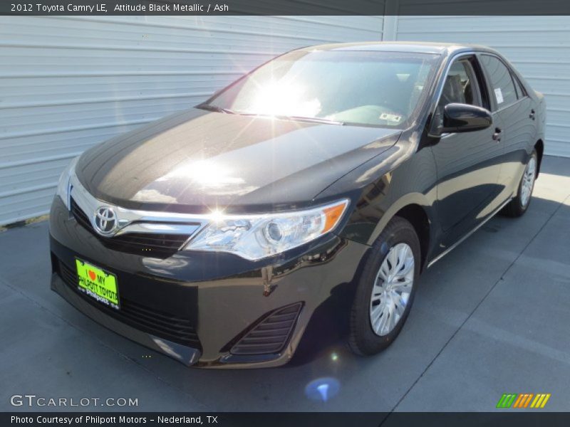 Attitude Black Metallic / Ash 2012 Toyota Camry LE