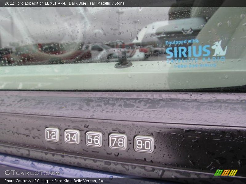 Dark Blue Pearl Metallic / Stone 2012 Ford Expedition EL XLT 4x4