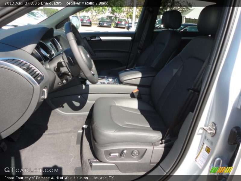 Ice Silver Metallic / Black 2013 Audi Q7 3.0 S Line quattro