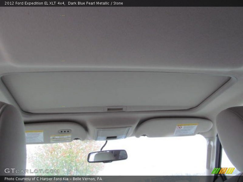 Dark Blue Pearl Metallic / Stone 2012 Ford Expedition EL XLT 4x4