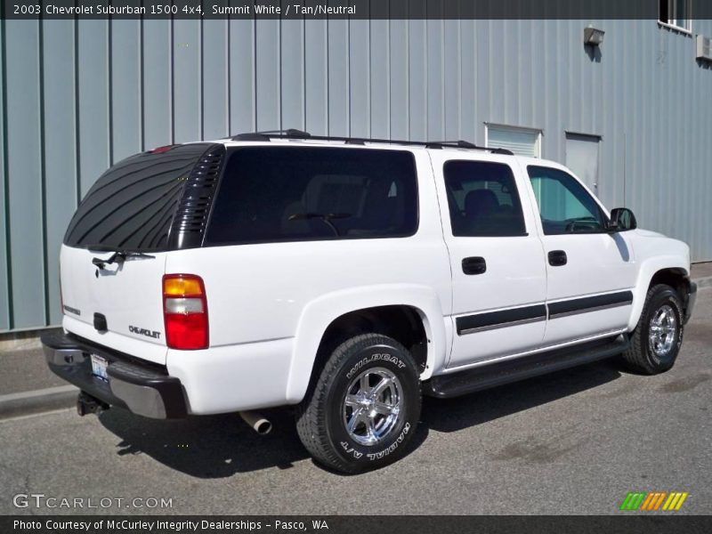 Summit White / Tan/Neutral 2003 Chevrolet Suburban 1500 4x4
