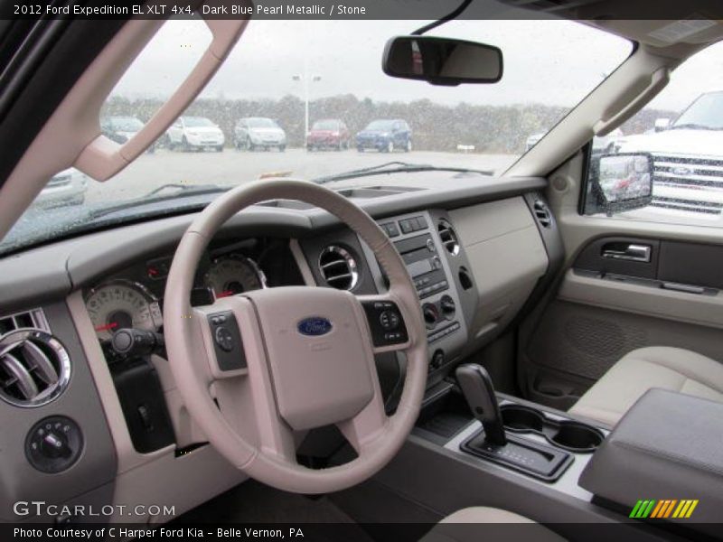 Dark Blue Pearl Metallic / Stone 2012 Ford Expedition EL XLT 4x4
