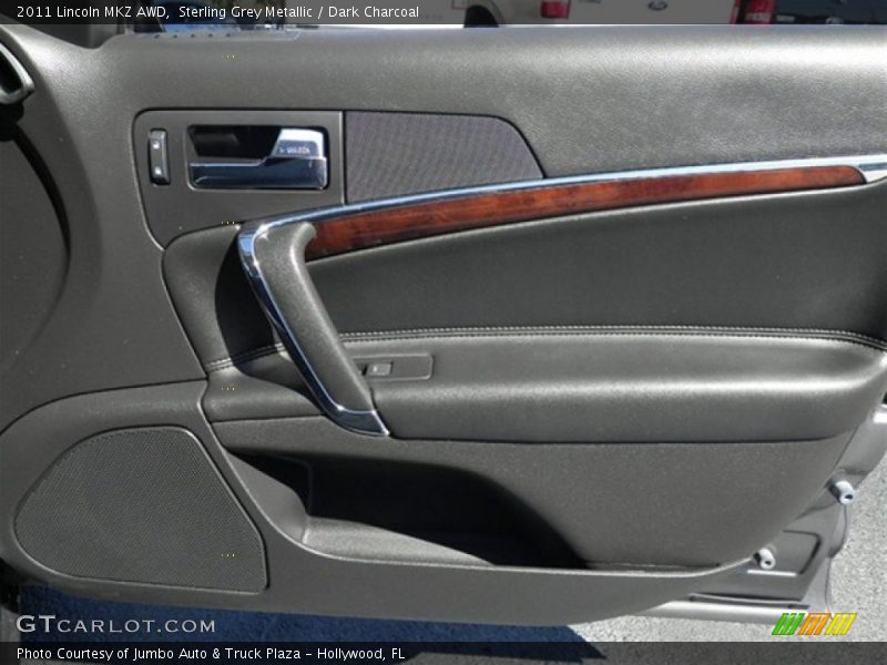 Sterling Grey Metallic / Dark Charcoal 2011 Lincoln MKZ AWD