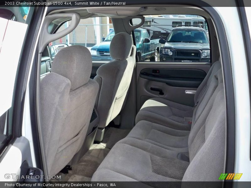 Summit White / Tan/Neutral 2003 Chevrolet Suburban 1500 4x4