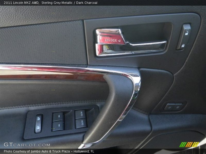 Sterling Grey Metallic / Dark Charcoal 2011 Lincoln MKZ AWD