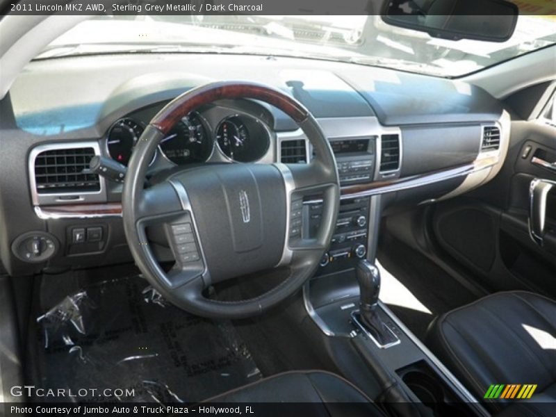 Sterling Grey Metallic / Dark Charcoal 2011 Lincoln MKZ AWD