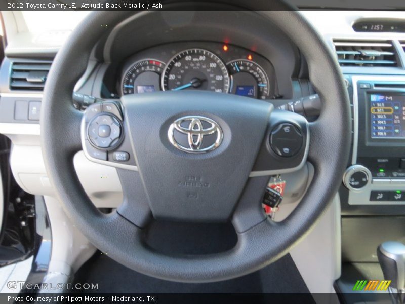 Attitude Black Metallic / Ash 2012 Toyota Camry LE