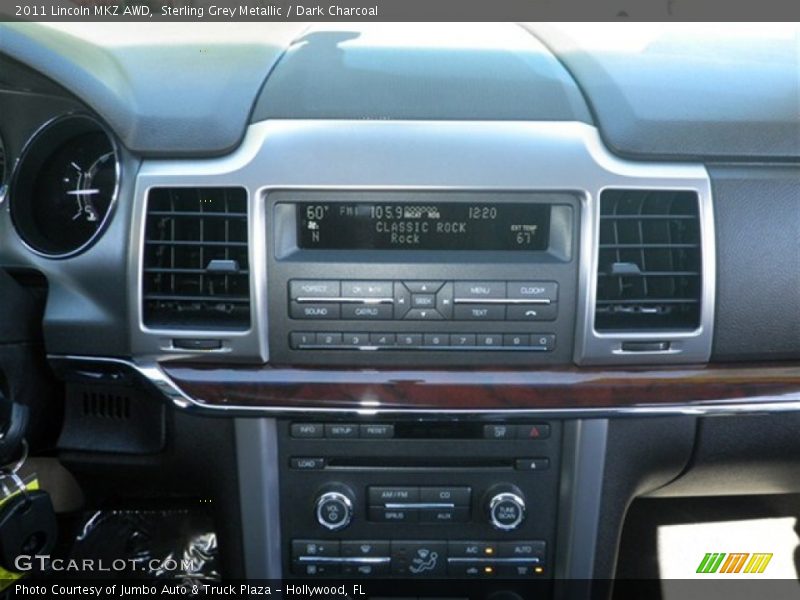 Sterling Grey Metallic / Dark Charcoal 2011 Lincoln MKZ AWD