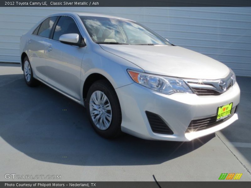 Classic Silver Metallic / Ash 2012 Toyota Camry LE