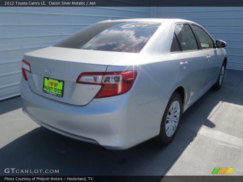Classic Silver Metallic / Ash 2012 Toyota Camry LE