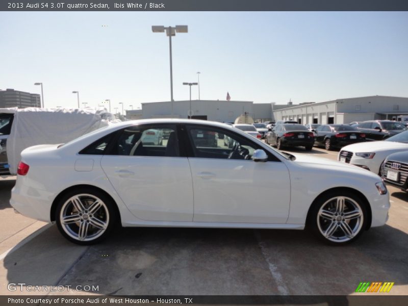 Ibis White / Black 2013 Audi S4 3.0T quattro Sedan