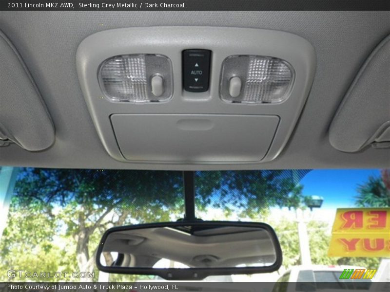 Sterling Grey Metallic / Dark Charcoal 2011 Lincoln MKZ AWD