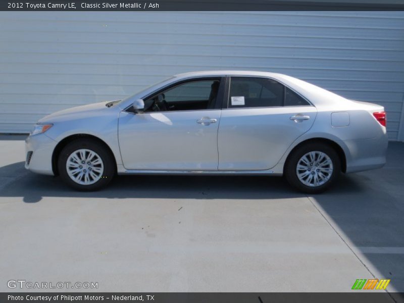Classic Silver Metallic / Ash 2012 Toyota Camry LE