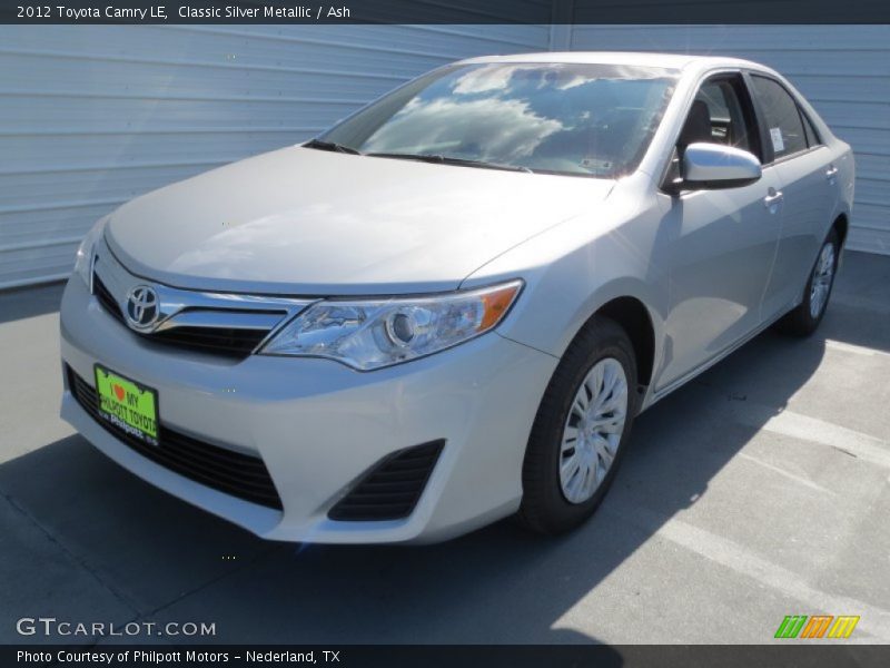 Classic Silver Metallic / Ash 2012 Toyota Camry LE