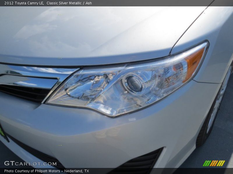 Classic Silver Metallic / Ash 2012 Toyota Camry LE