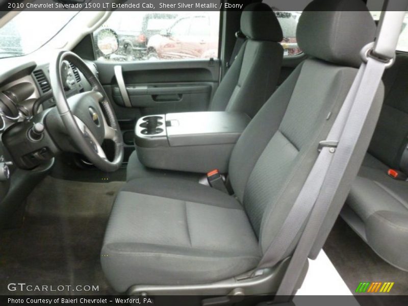 Front Seat of 2010 Silverado 1500 LT Extended Cab