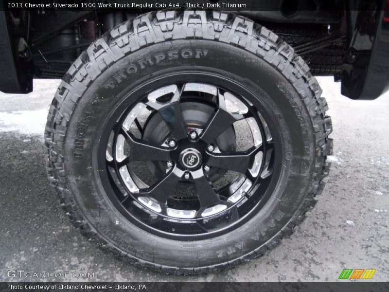 Custom Wheels of 2013 Silverado 1500 Work Truck Regular Cab 4x4