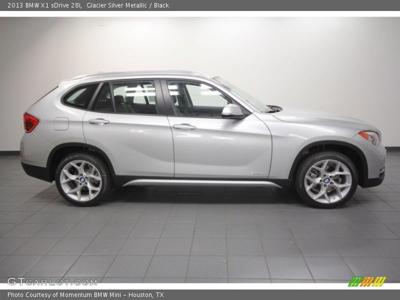 Glacier Silver Metallic / Black 2013 BMW X1 sDrive 28i