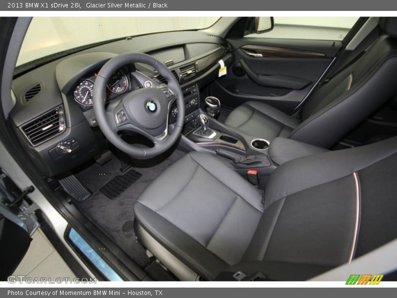 Glacier Silver Metallic / Black 2013 BMW X1 sDrive 28i