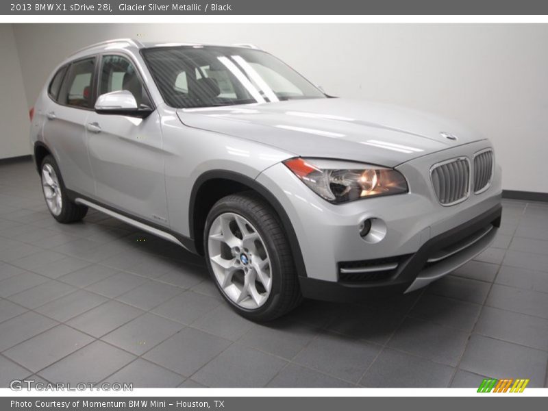 Glacier Silver Metallic / Black 2013 BMW X1 sDrive 28i
