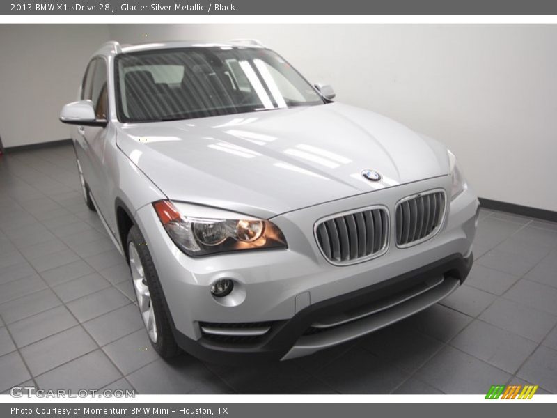 Glacier Silver Metallic / Black 2013 BMW X1 sDrive 28i