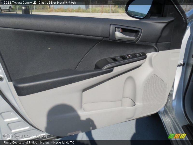 Classic Silver Metallic / Ash 2012 Toyota Camry LE