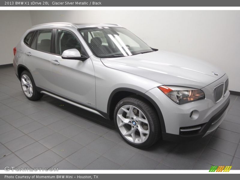 Glacier Silver Metallic / Black 2013 BMW X1 sDrive 28i