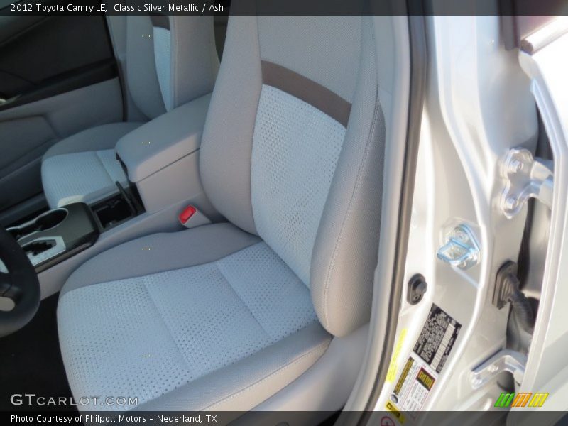 Classic Silver Metallic / Ash 2012 Toyota Camry LE