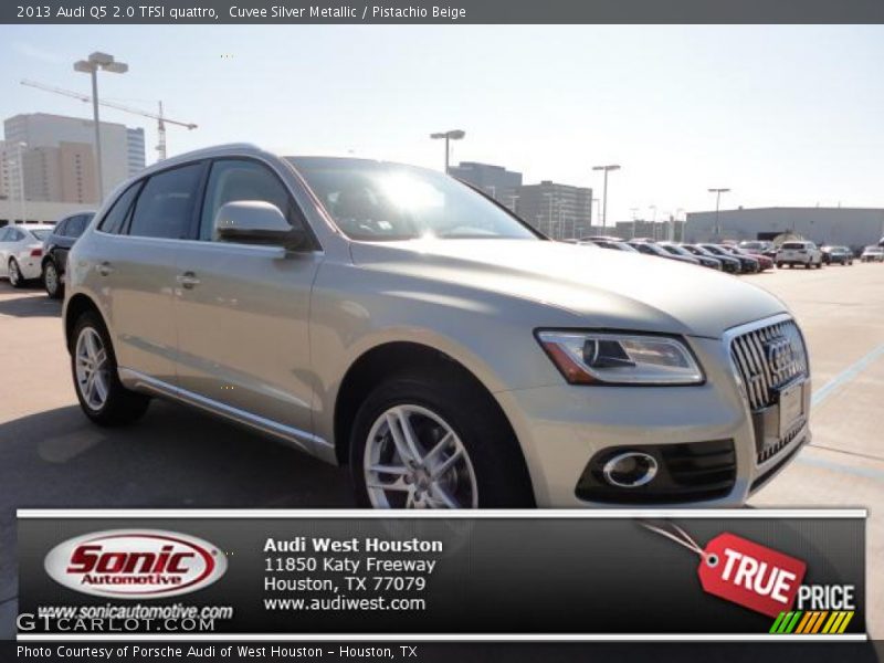 Cuvee Silver Metallic / Pistachio Beige 2013 Audi Q5 2.0 TFSI quattro