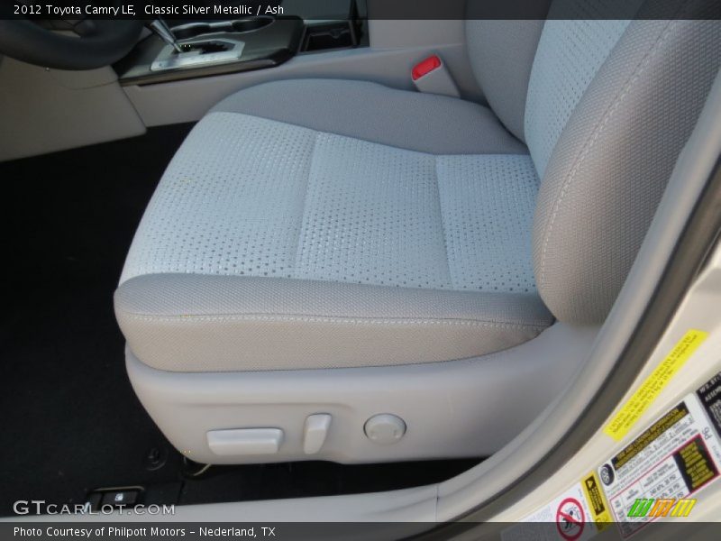 Classic Silver Metallic / Ash 2012 Toyota Camry LE