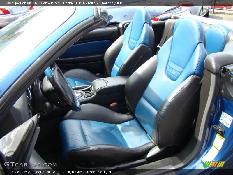 Pacific Blue Metallic / Charcoal/Blue 2004 Jaguar XK XKR Convertible