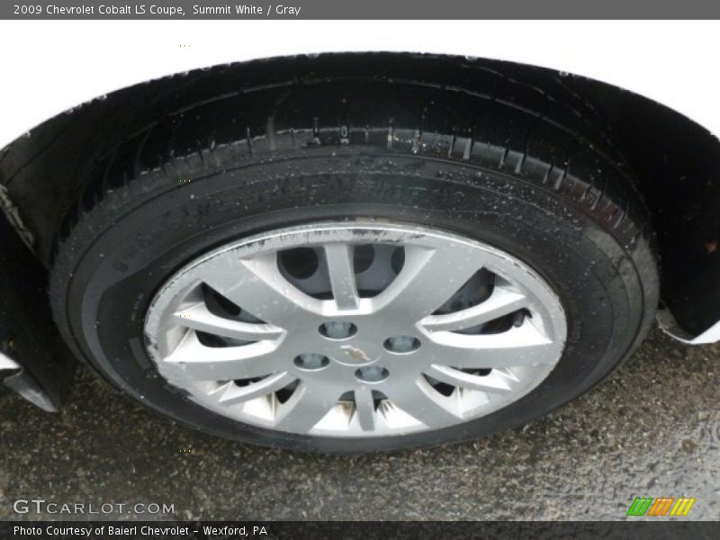 Summit White / Gray 2009 Chevrolet Cobalt LS Coupe