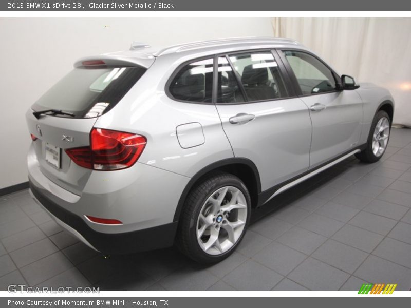 Glacier Silver Metallic / Black 2013 BMW X1 sDrive 28i